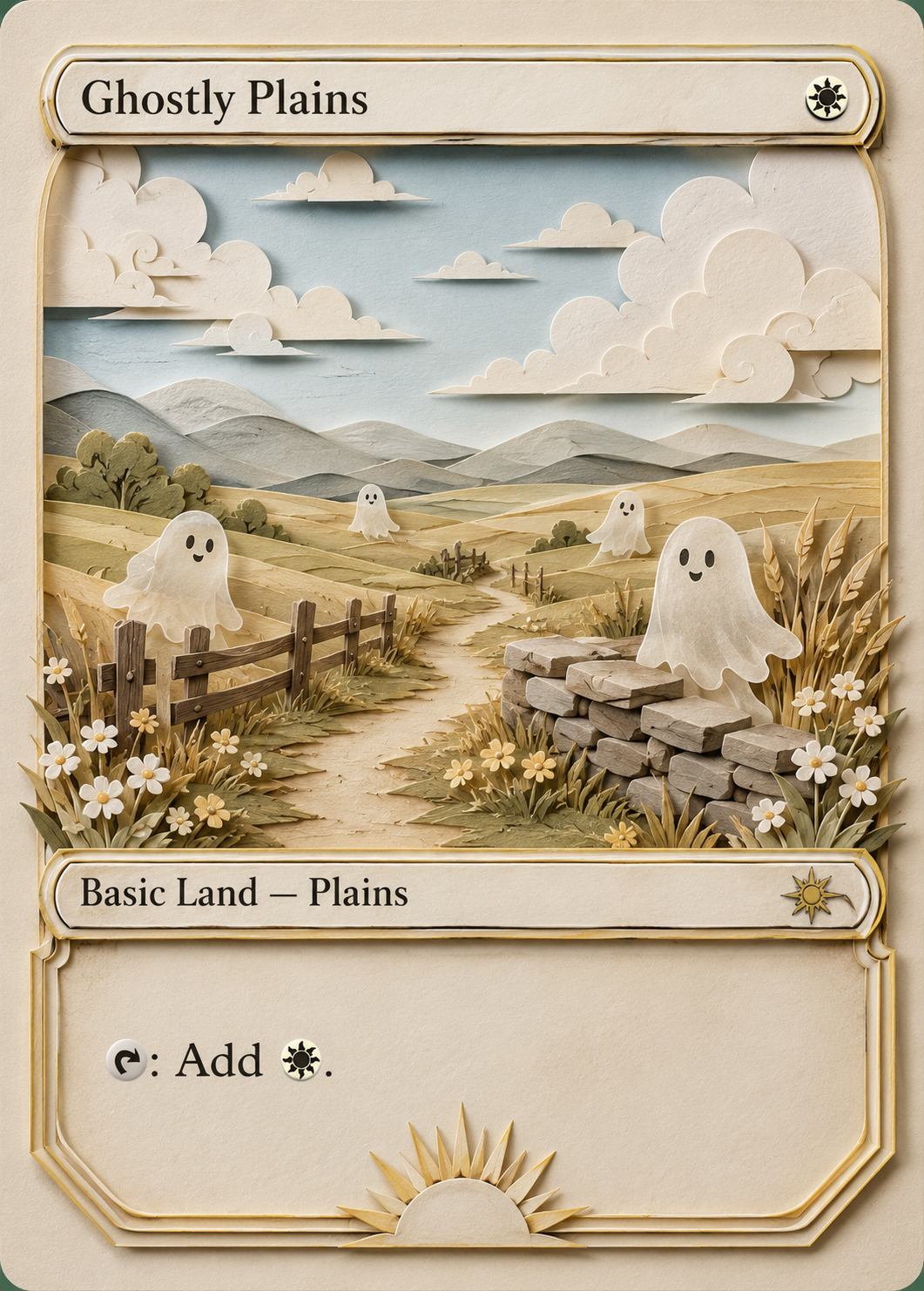 Magic The Gathering - Paper Ghostly Land Bundle