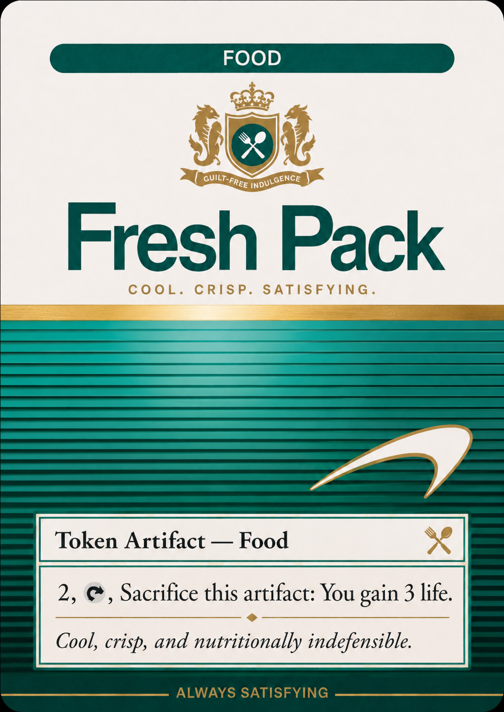 Magic The Gathering - Cigarette Food Tokens