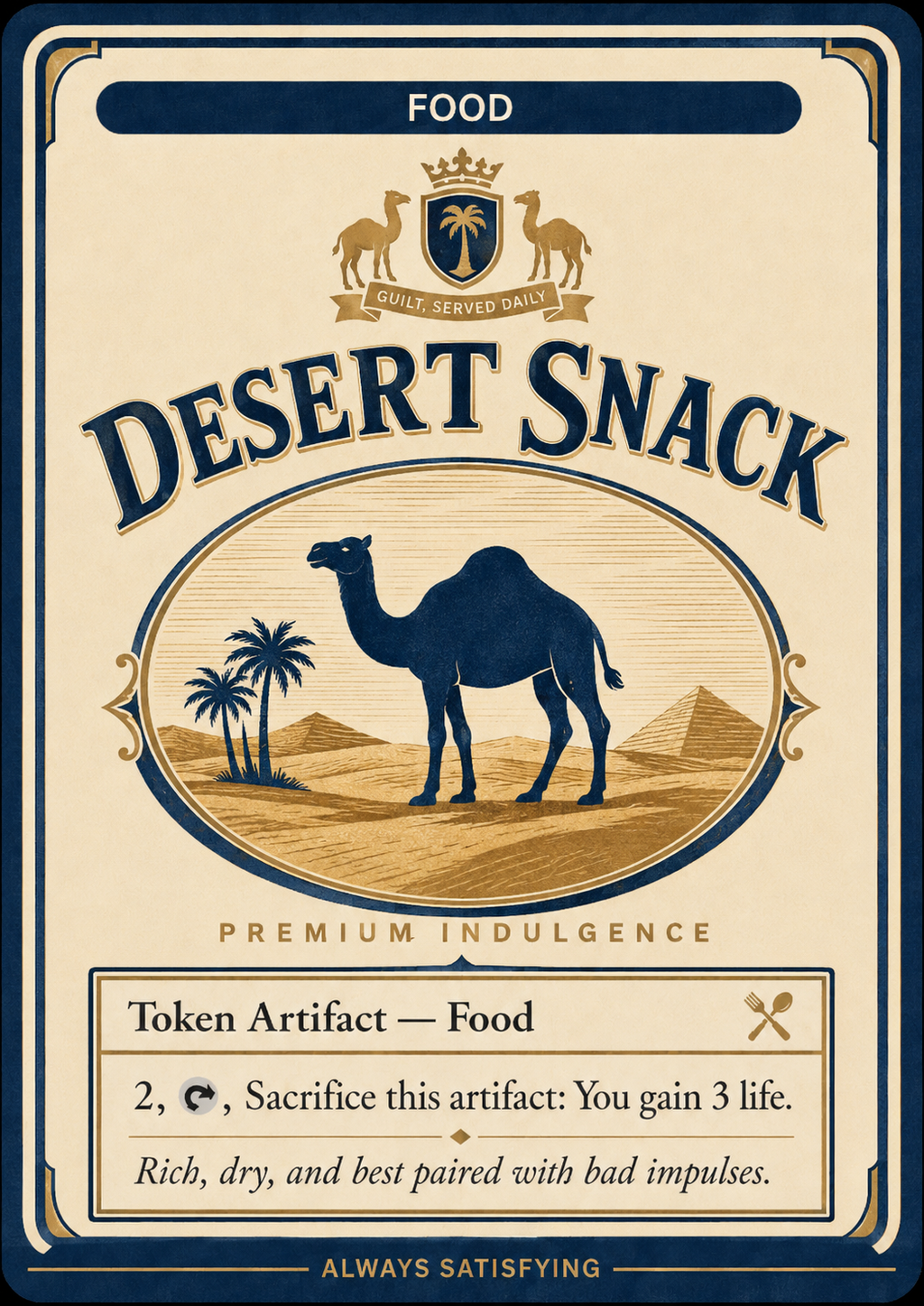 Magic The Gathering - Cigarette Food Tokens