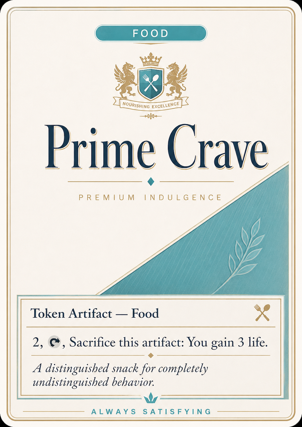 Magic The Gathering - Cigarette Food Tokens