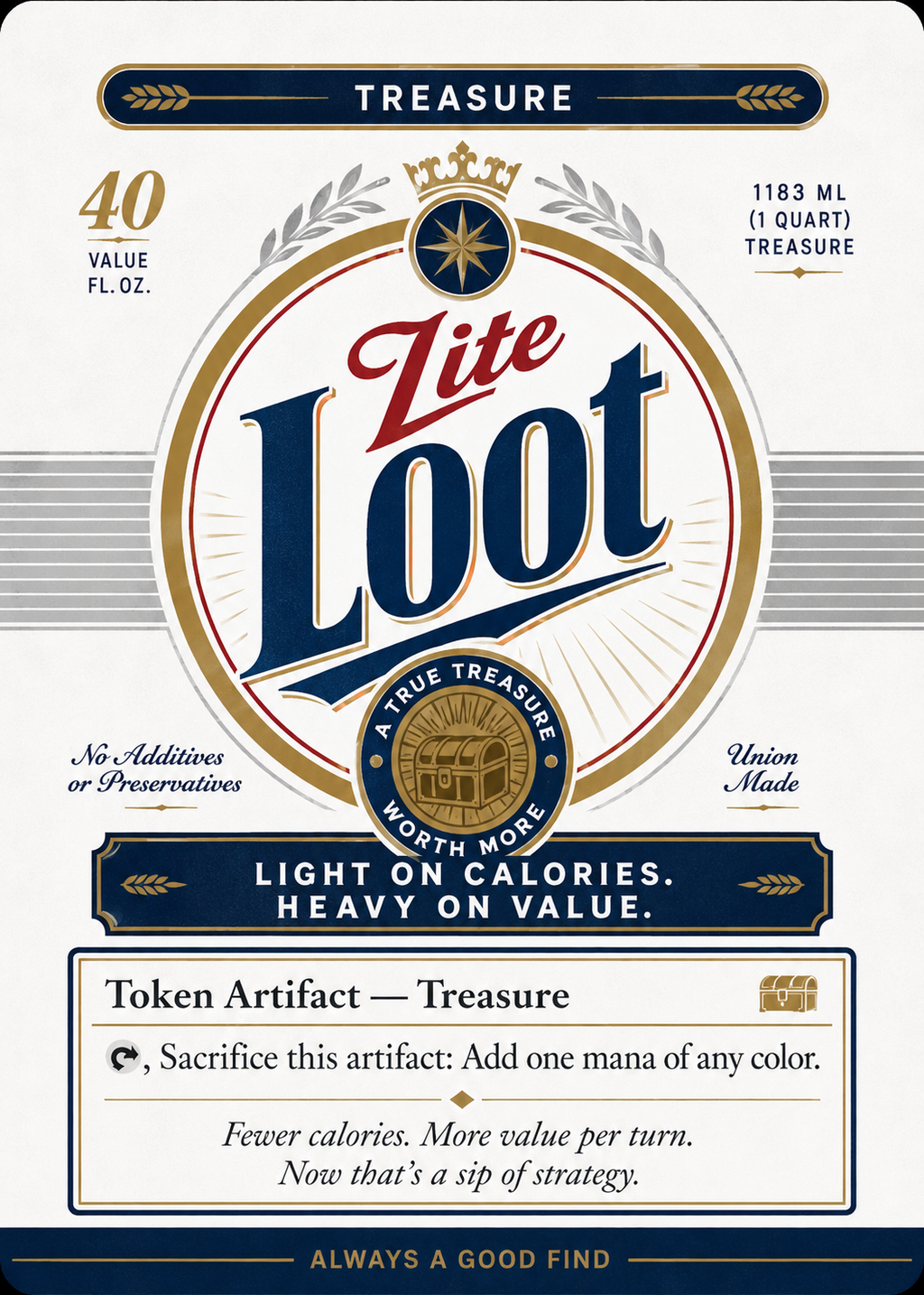 Magic The Gathering - Beer Food Tokens