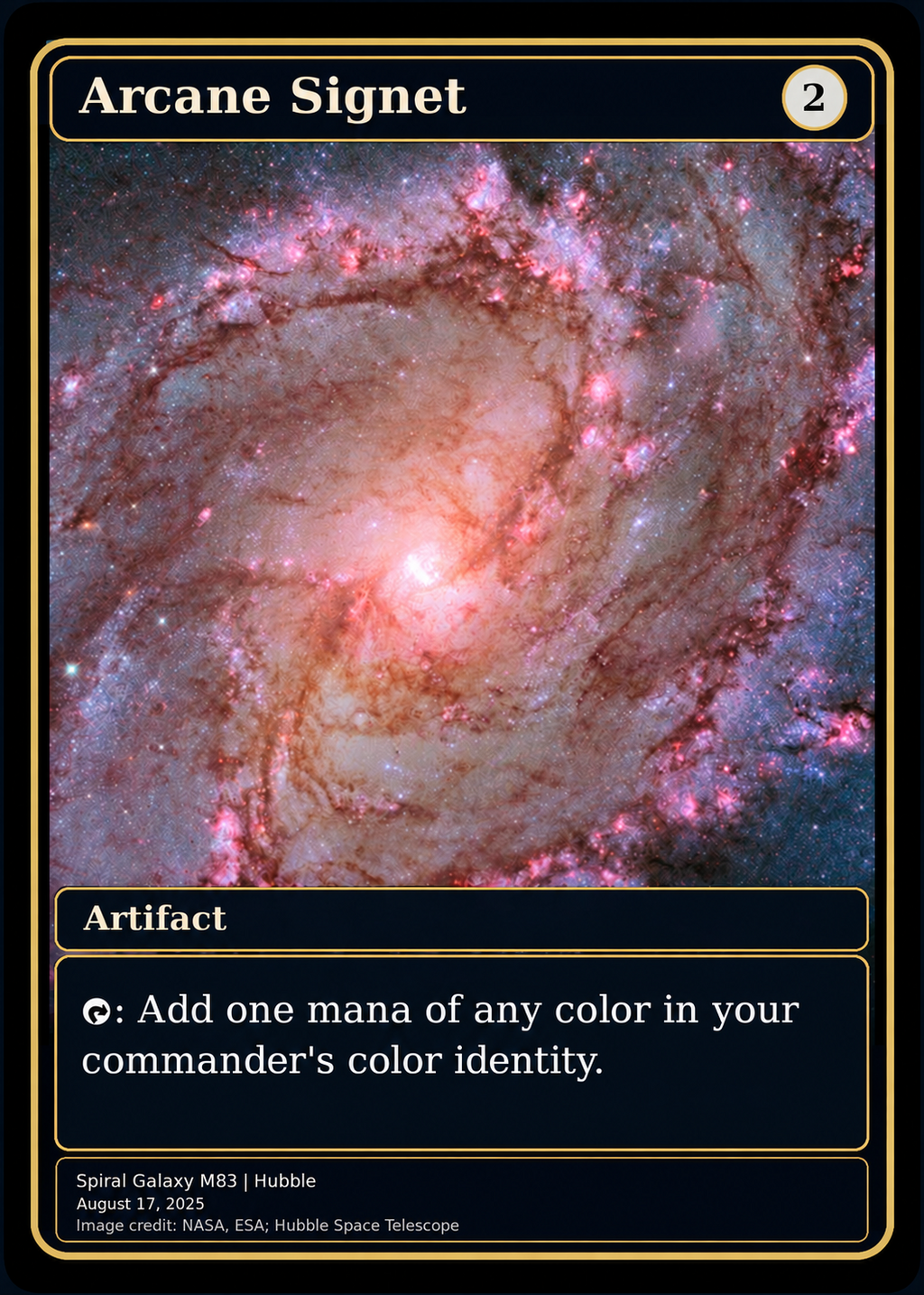 Arcane Signet NASA space proxy