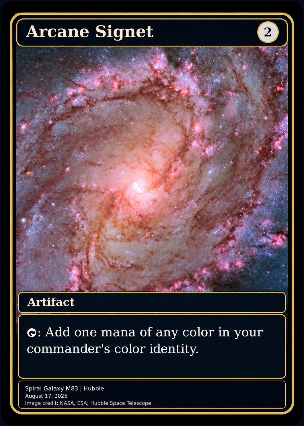 Arcane Signet NASA space proxy