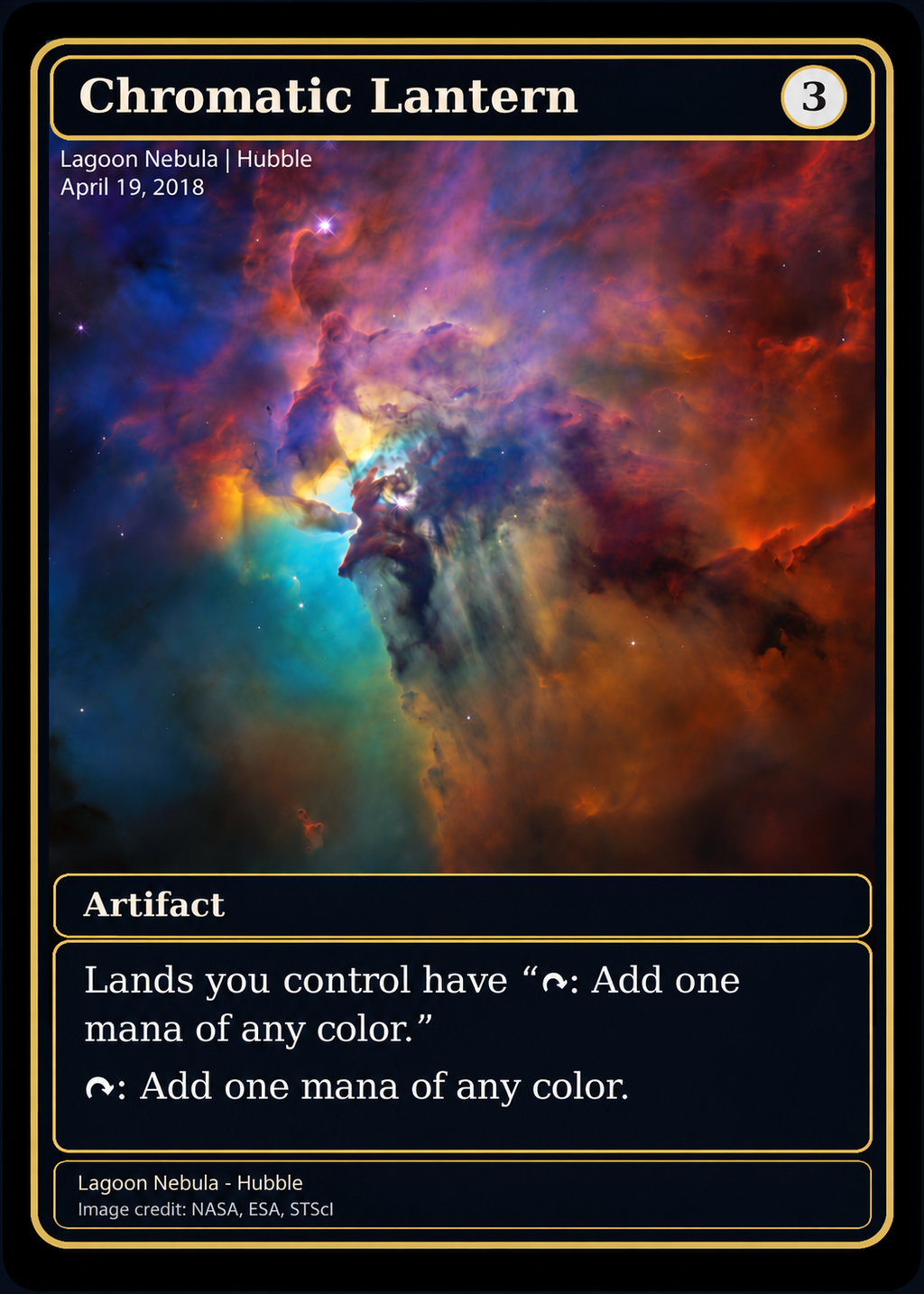 Chromatic Lantern NASA space proxy